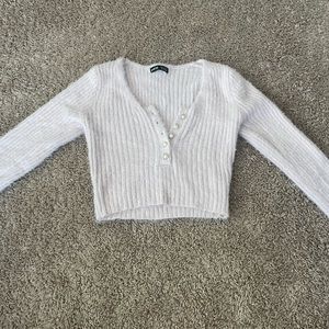 Medium-Light pink-cropped sweater